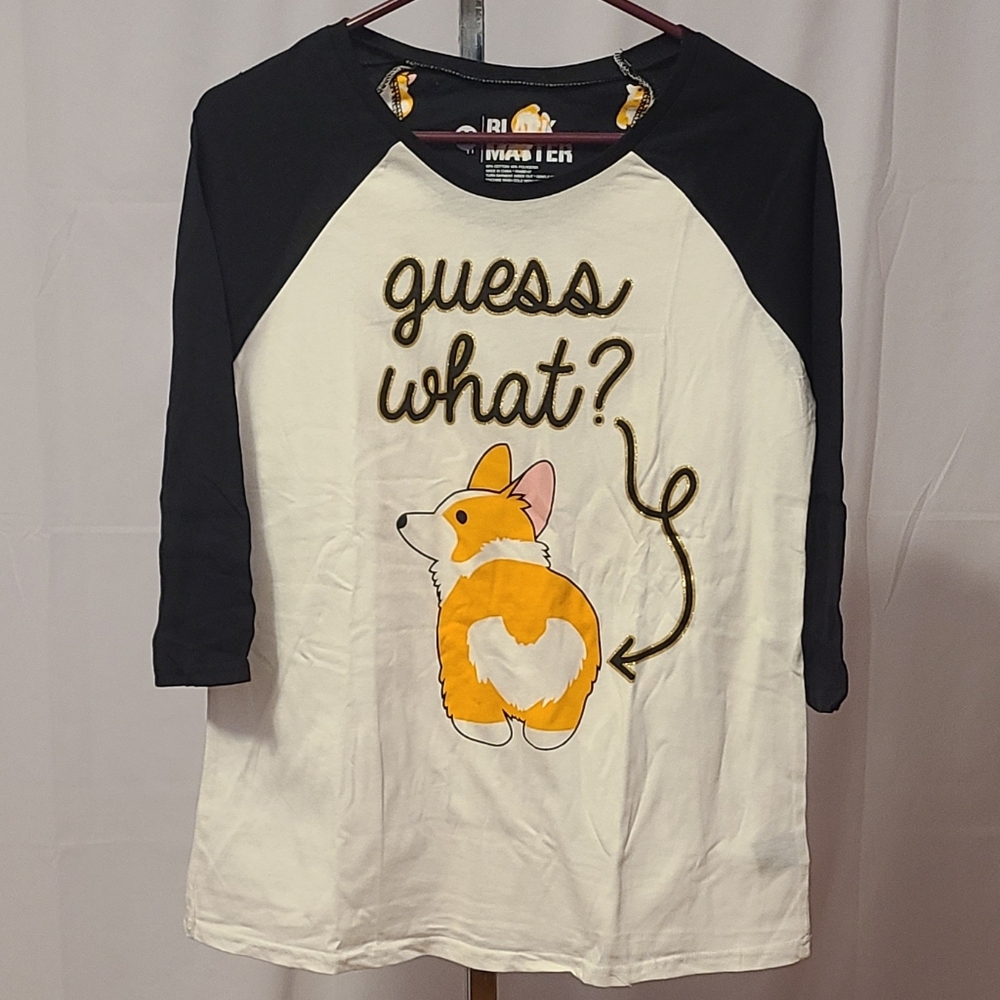 Corgi Graphic Shirt Guess What?
